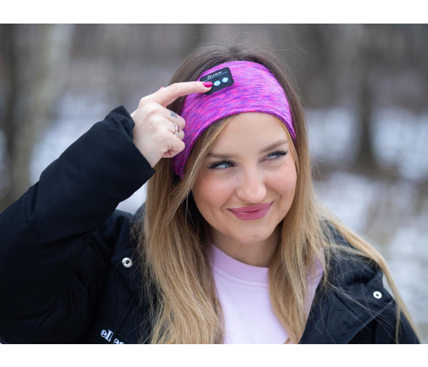 Rikiki Opaska z wbudowanymi słuchawkami Bluetooth różowa - 1352015 - zdjęcie 14